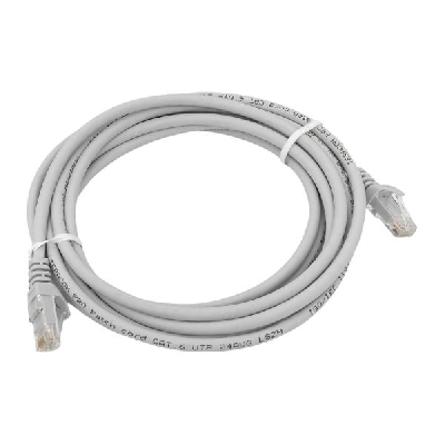 Патч-корд TERACOM PRO Cat.6 неэкранированный UTP оболочка LSZH серый (3.0м) EKF TRP-6UTP-LSH-3M-GY