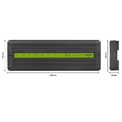 Центр коммутации с 6-тью беспроводными зонами ZigBee + 2-мя проводными зоны, 230 В